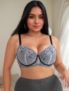 Sexy lace plus size bra