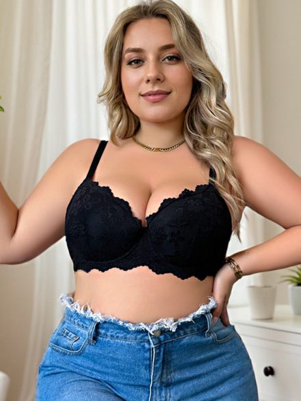 Large size underwire bra