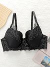 Black Thin Lace Sexy Bra
